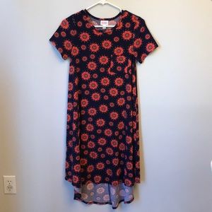 Geometric floral Lularoe Carly